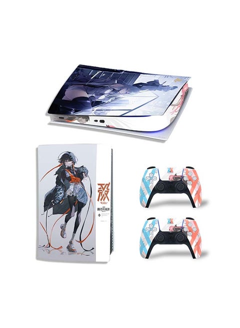Console And Controller Decal Sticker Set For PlayStation 5 Digital Version