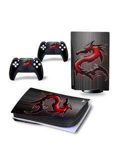 Console And Controller Decal Sticker Set For PlayStation 5 Disc Version