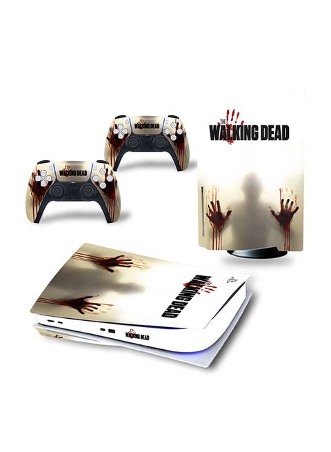 Console And Controller Decal Sticker Set For PlayStation 5 Disc Version