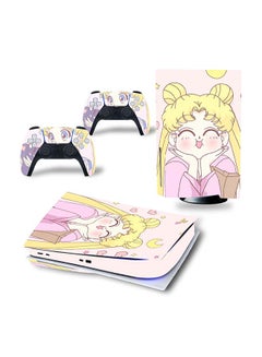 Console And Controller Decal Sticker Set For PlayStation 5 Disc Version