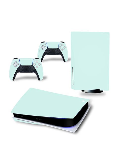 Console And Controller Decal Sticker Set For PlayStation 5 Disc Version