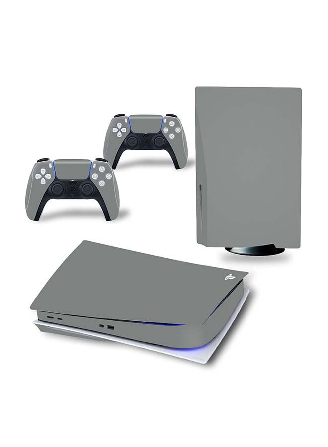 Vinyl Decal - Console And Controller Decal Sticker Set For PlayStation 5 Disc Version - Image 1