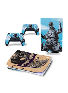 Console And Controller Decal Sticker Set For PlayStation 5 Disc Version