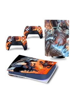 Console And Controller Decal Sticker Set For PlayStation 5 Disc Version