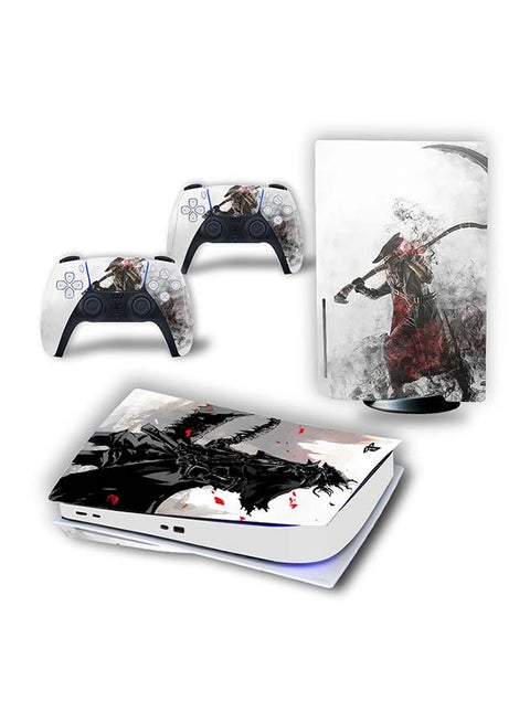 Console And Controller Decal Sticker Set For PlayStation 5 Disc Version