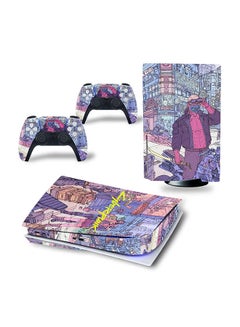 Console And Controller Decal Sticker Set For PlayStation 5 Disc Version