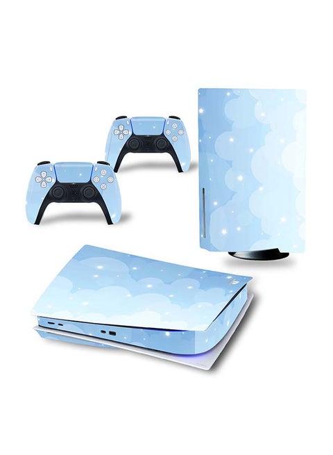 Console And Controller Decal Sticker Set For PlayStation 5 Disc Version