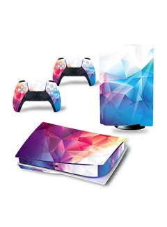Console And Controller Decal Sticker Set For PlayStation 5 Disc Version