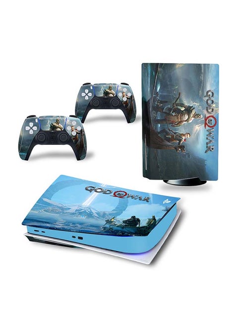 Console And Controller Decal Sticker Set For PlayStation 5 Disc Version