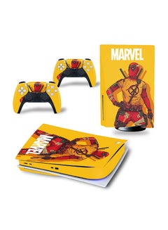 Console And Controller Decal Sticker Set For PlayStation 5 Disc Version
