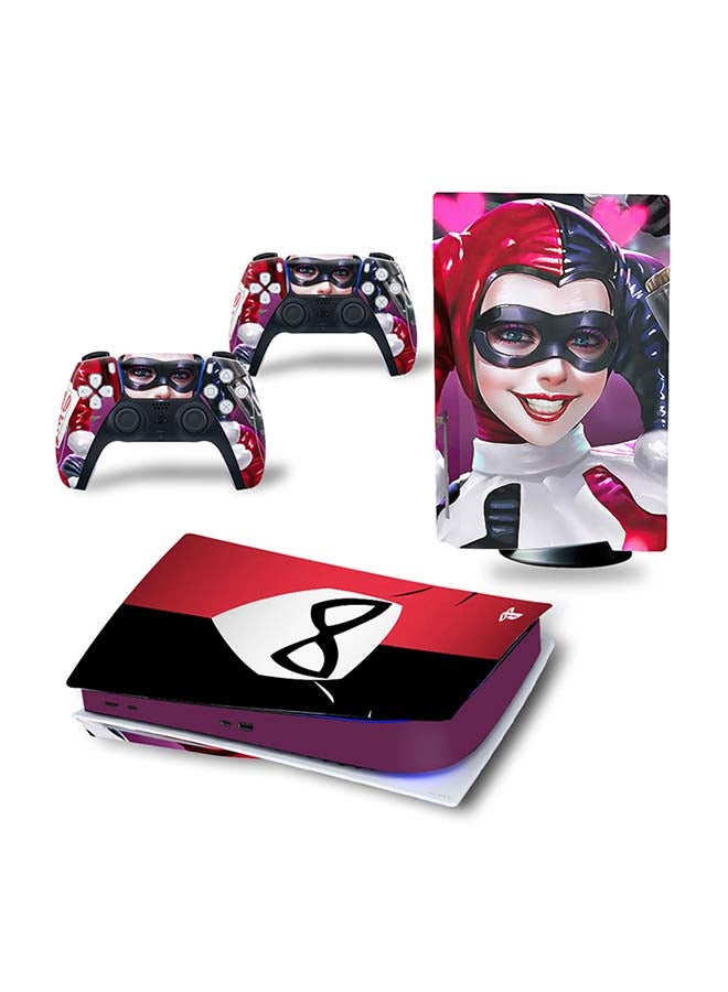 Console And Controller Decal Sticker Set For PlayStation 5 Disc Version