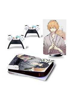 Console And Controller Decal Sticker Set For PlayStation 5 Disc Version