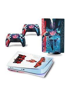 Console And Controller Decal Sticker Set For PlayStation 5 Disc Version
