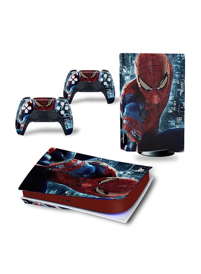 Vinyl Decal - Console And Controller Decal Sticker Set For PlayStation 5 Disc Version - Image 1