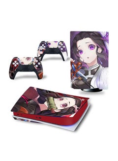 Console And Controller Decal Sticker Set For PlayStation 5 Disc Version