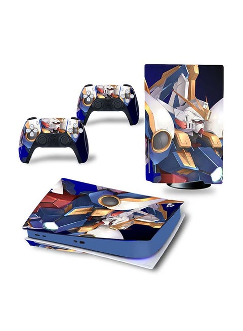 Console And Controller Decal Sticker Set For PlayStation 5 Disc Version