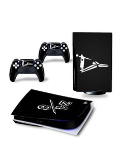 Console And Controller Decal Sticker Set For PlayStation 5 Disc Version