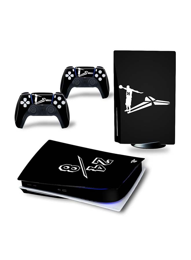 Vinyl Decal - Console And Controller Decal Sticker Set For PlayStation 5 Disc Version - Image 1