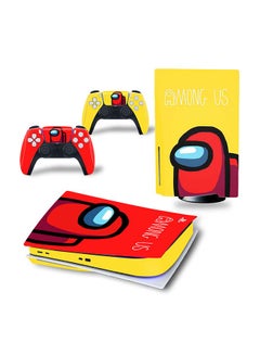 Console And Controller Decal Sticker Set For PlayStation 5 Disc Version