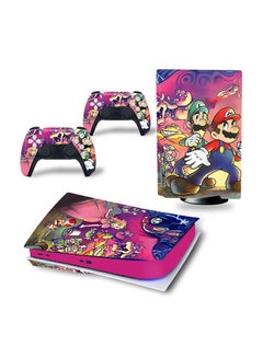 Console And Controller Decal Sticker Set For PlayStation 5 Disc Version