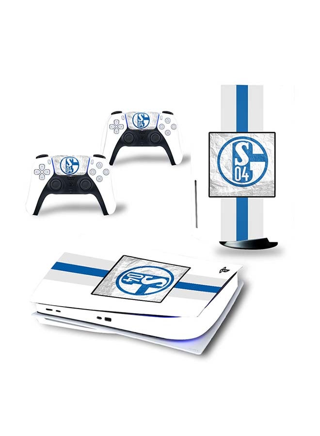 Vinyl Decal Console And Controller Decal Sticker Set For PlayStation 5 Disc Version 
