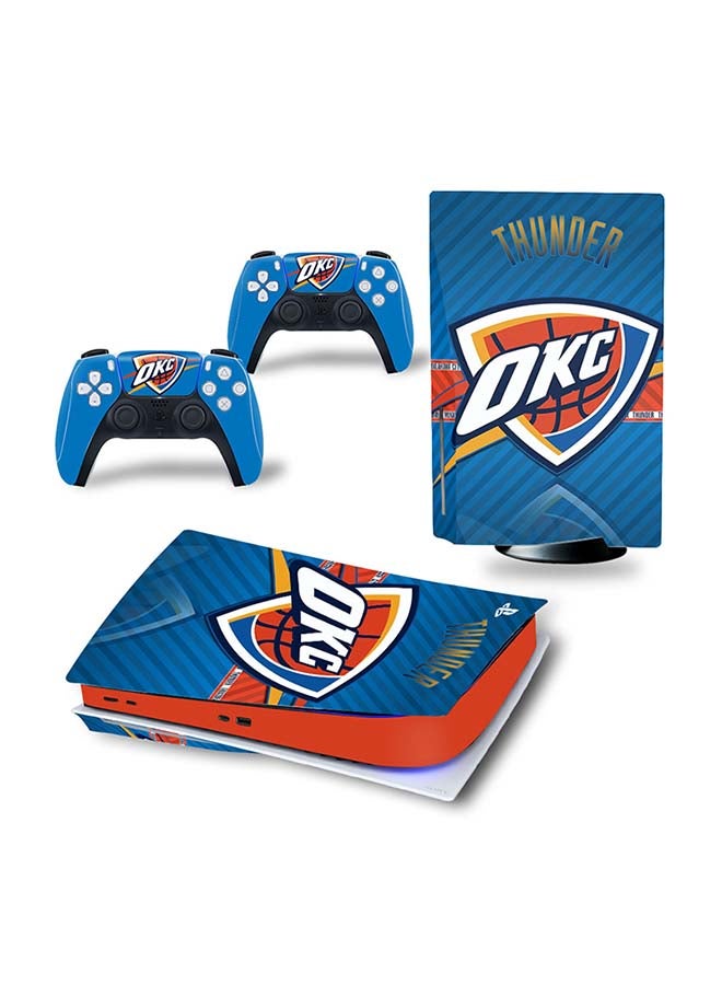 Console And Controller Decal Sticker Set For PlayStation 5 Disc Version