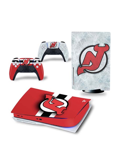 Console And Controller Decal Sticker Set For PlayStation 5 Disc Version
