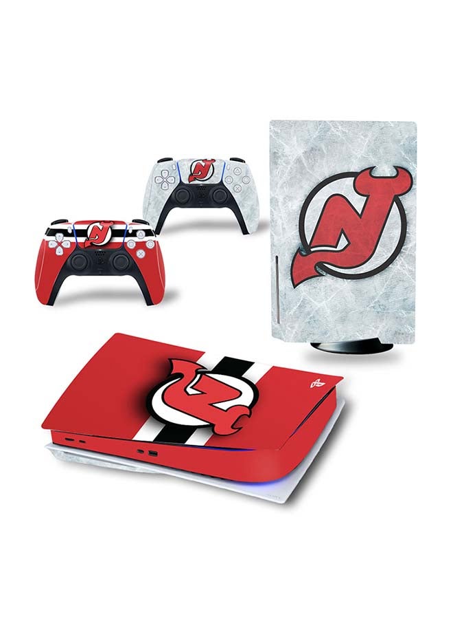 Console And Controller Decal Sticker Set For PlayStation 5 Disc Version