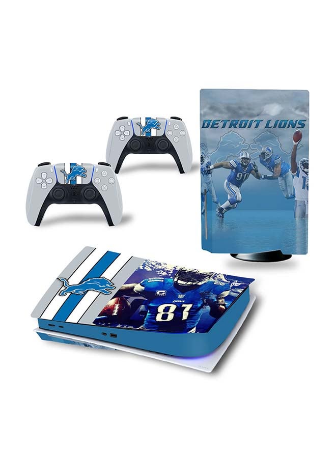 Vinyl Decal - Console And Controller Decal Sticker Set For PlayStation 5 Disc Version - Image 1