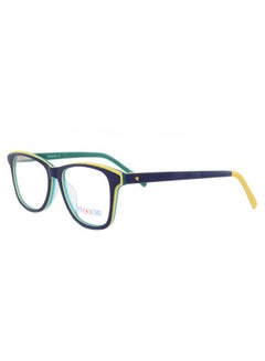 kids_unisex Full Rim Square Shape Clear Lens Eyeglass Frame - Lens Size: 46 mm - Blue