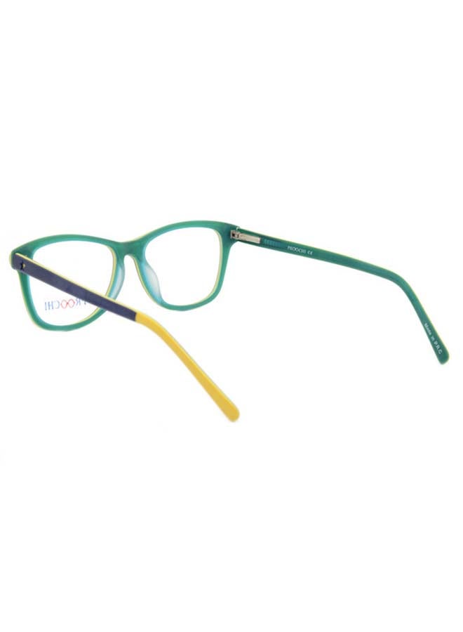 PROOCHI - kids_unisex Full Rim Square Shape Clear Lens Eyeglass Frame - Lens Size: 46 mm - Blue - Image 1