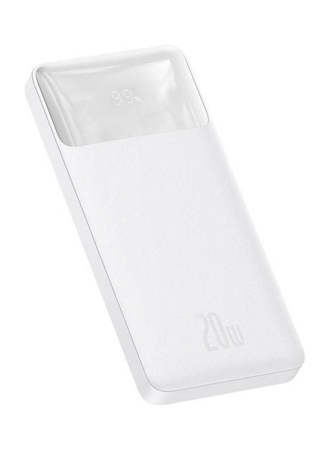 Baseus Bipow Digital Display Power Bank 10000Mah 20W White - Image 1