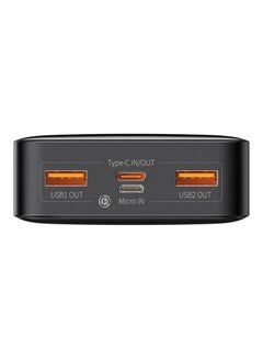 Baseus 20000 mAh Digital Display Universal Portable Charger, 20W Bipow 20000mAh Power Delivery Bank For iPhone 14/13/12/Mini/X/XR/XS Max, S10, Pixel 3/3XL, And More Black  - Image 2