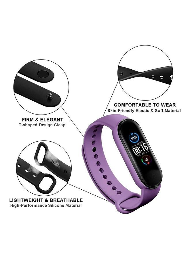 Moxedo 15-Piece Replacement Band & Screen Protector For  Xiaomi Mi Band 6 Multicolour  - Image 5