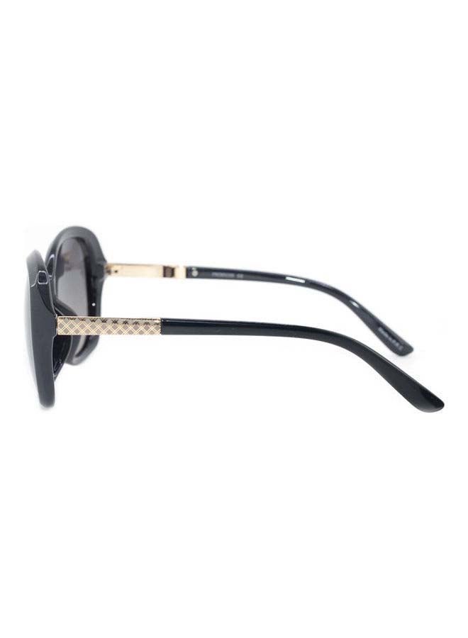 PROOCHI Women's Full Rim Polarized Butterfly Shape UV Protection Sunglasses - Lens Size: 58 mm - Black - Image 3