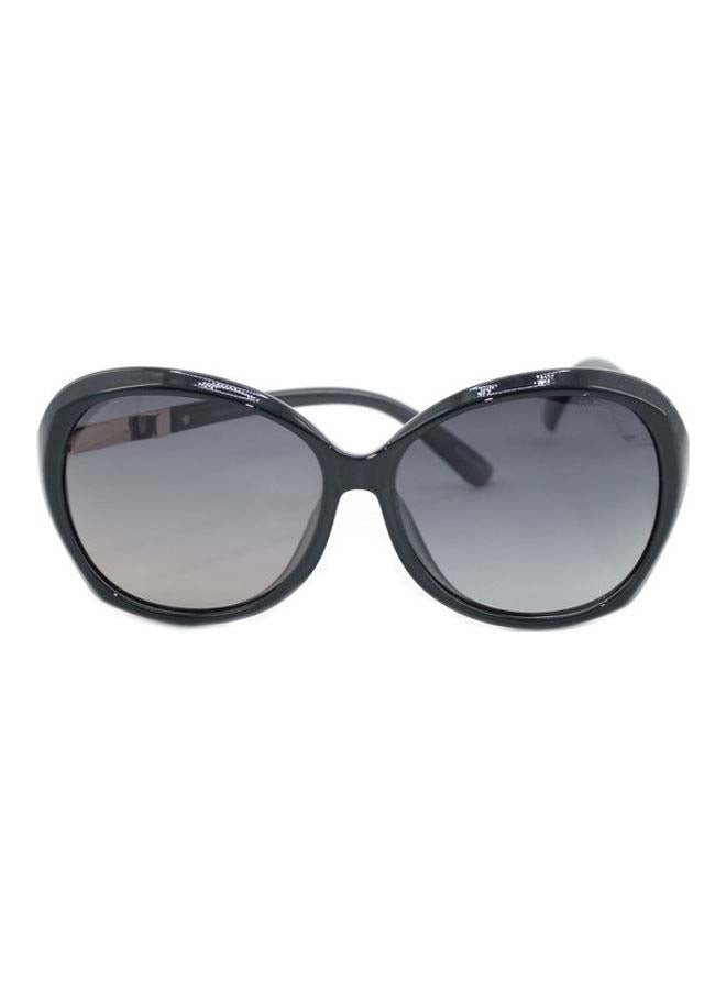 PROOCHI Women's Full Rim Polarized Butterfly Shape UV Protection Sunglasses - Lens Size: 58 mm - Black - Image 5