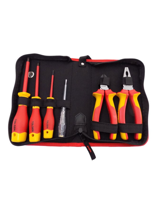 TOLSEN 6-Piece Insulated Hand Tools Set Red  - Image 1