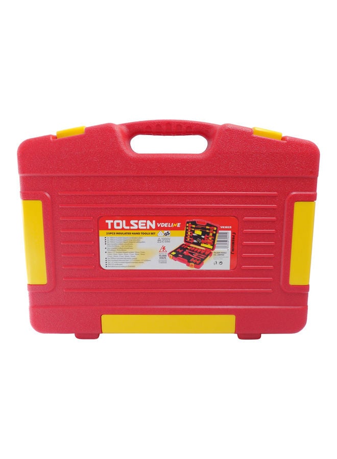 TOLSEN 25-Piece Insulated Hand Tools Set Red  - Image 2