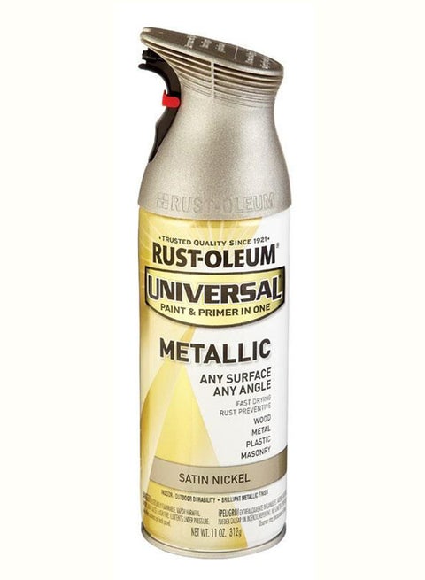 Universal Metallic Paint And Primer In One Satin Nickel