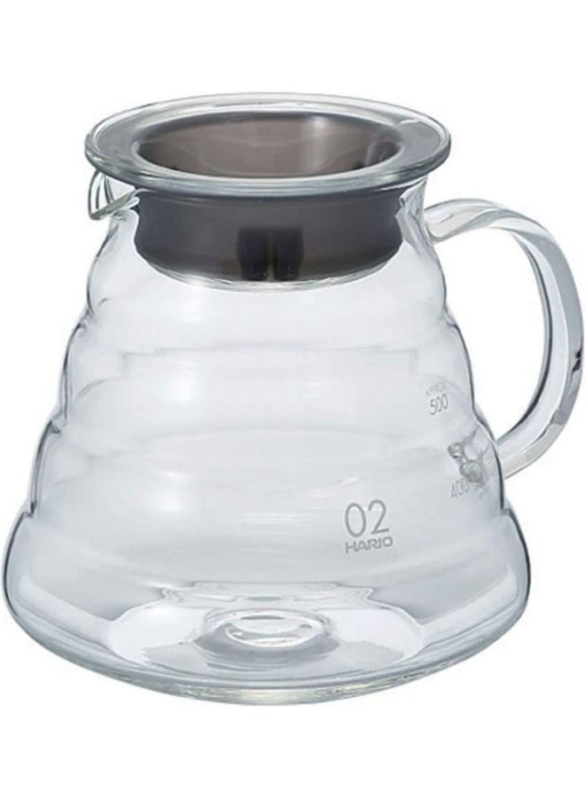 V60 Pour Over Coffee Server Size 02 Transparent 600ml - Image 1
