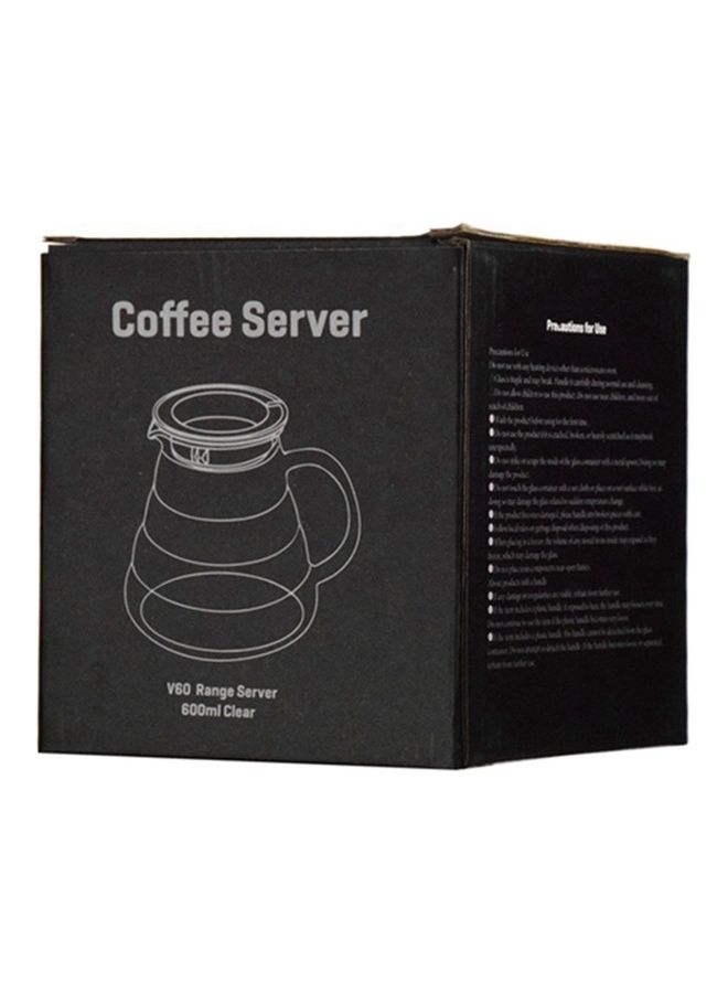 V60 Pour Over Coffee Server Size 02 Transparent 600ml - Image 2
