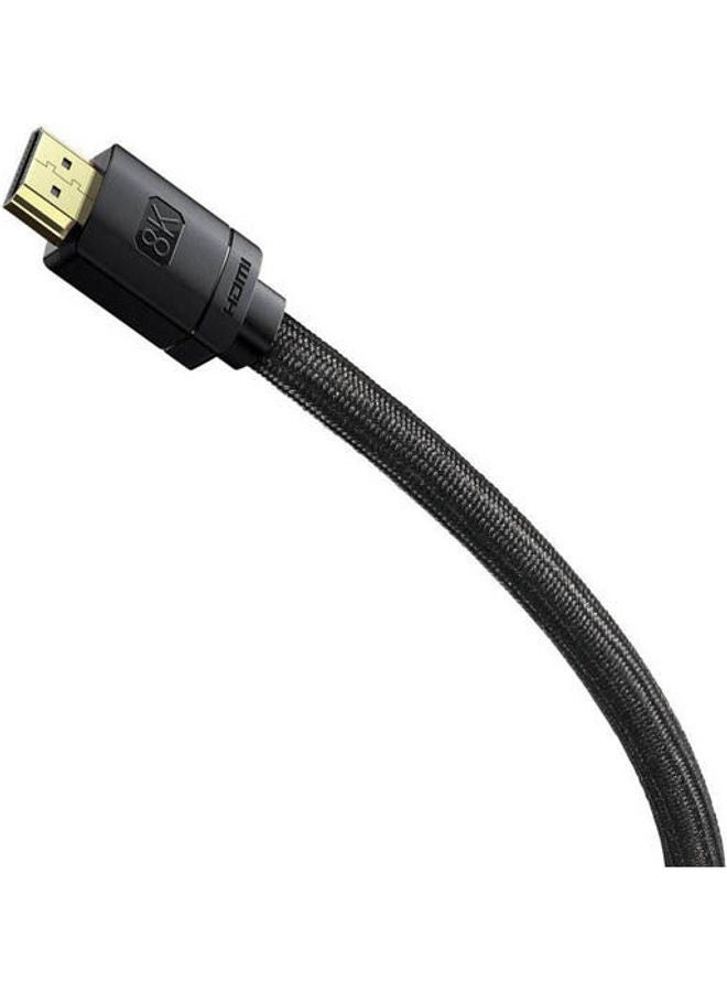 بيسوس High Definition Series HDMI 2.1 Cable, 8K 60Hz, 3D, HDR, 48Gbps Black - Image 2