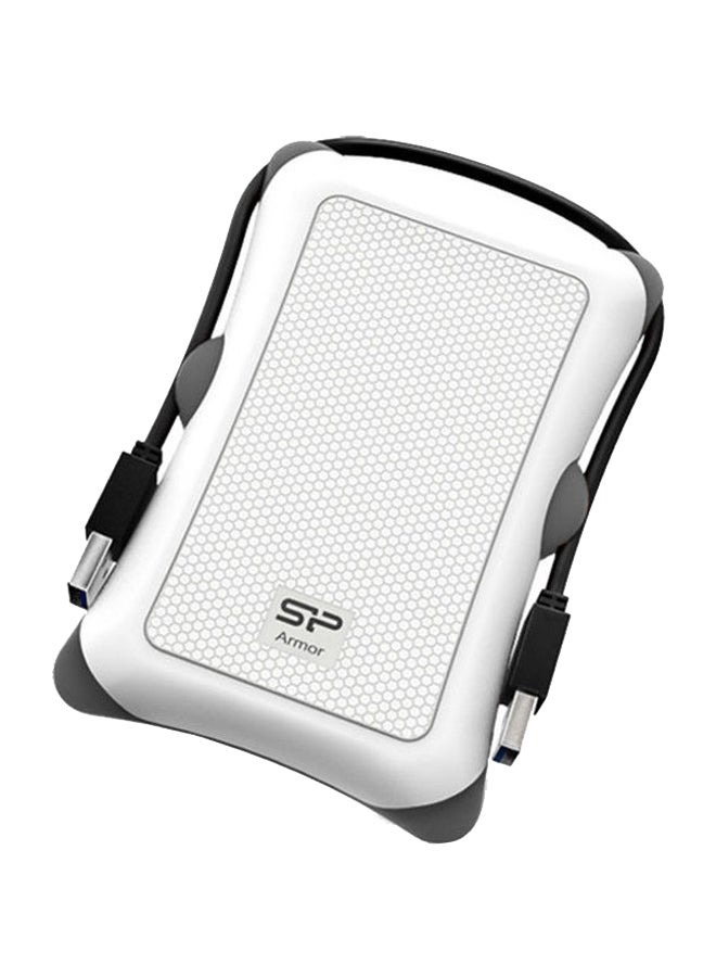 Silicon Power Anti-Shock & Waterproof Enclosure For Hard Disk White  - Image 1