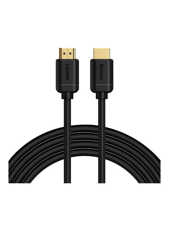 بيسوس كابل محول عالي الوضوح من HDMI إلى HDMI لون أسود. - Image 1