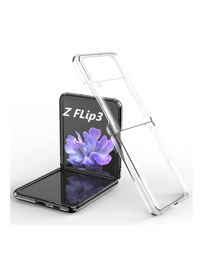 Muzz Premium Lightweight Protective Cover For Samsung Galaxy Z Flip3  5G Transparent - Image 1