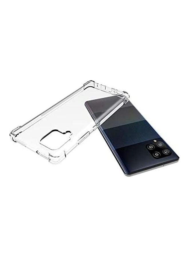 Muzz Silicone Back Cover For Galaxy A22 4G Clear  - Image 3