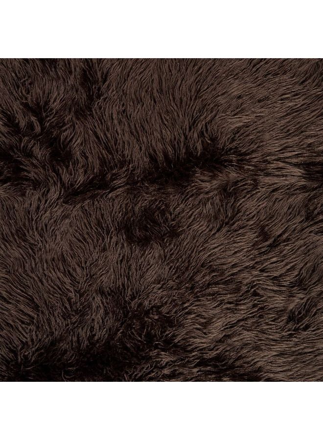 JYSK - Stormhatt Fur Rug Brown 140x200cm - Image 1