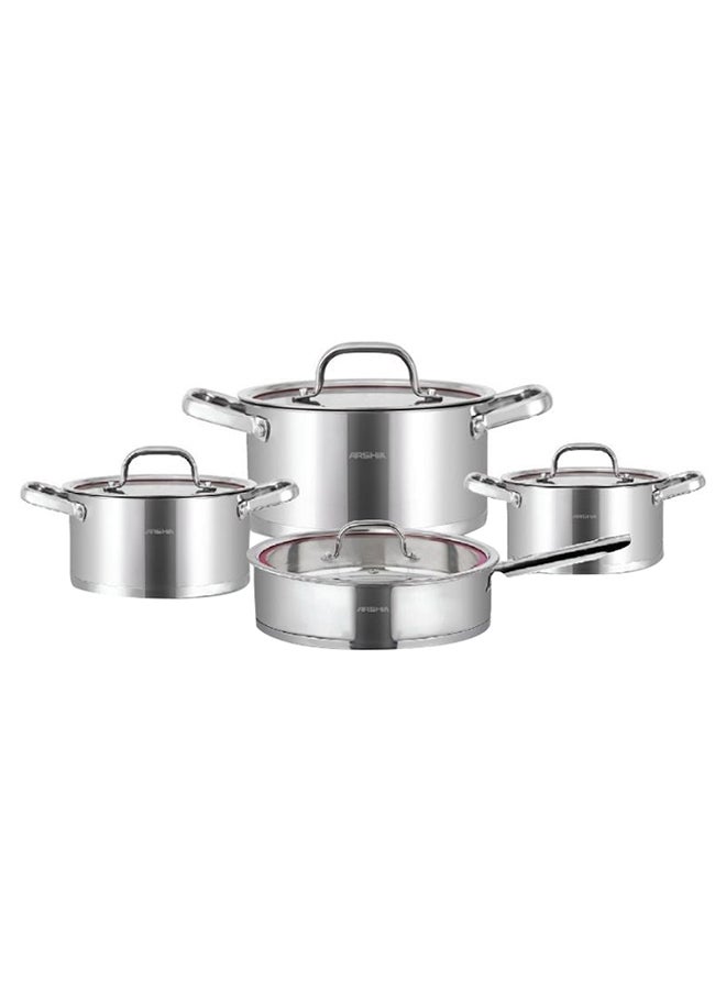 آرشيا مجموعة أواني طهي مقاومة للتآكل مكونة من 8 قطع - Image 1