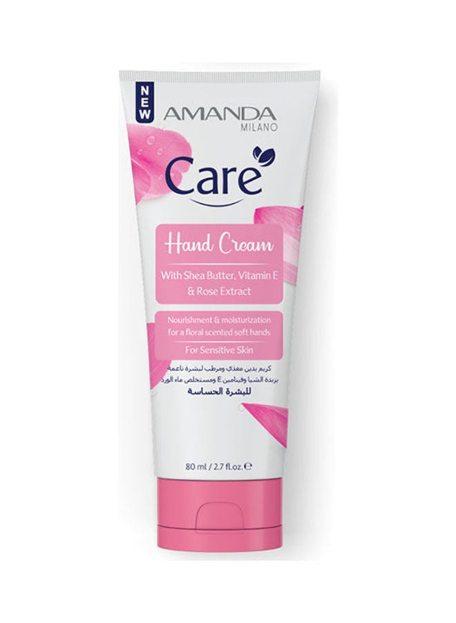 Amanda Hand Cream With Shea Buter Pink 80ml 