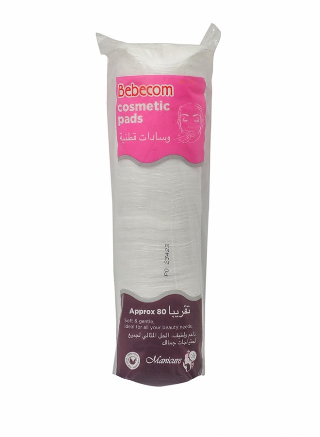 Bebecom Make Up Pads - 80 Count 